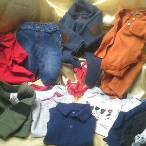 0/3-3month Colorful Winter Clothing Boy Bundle